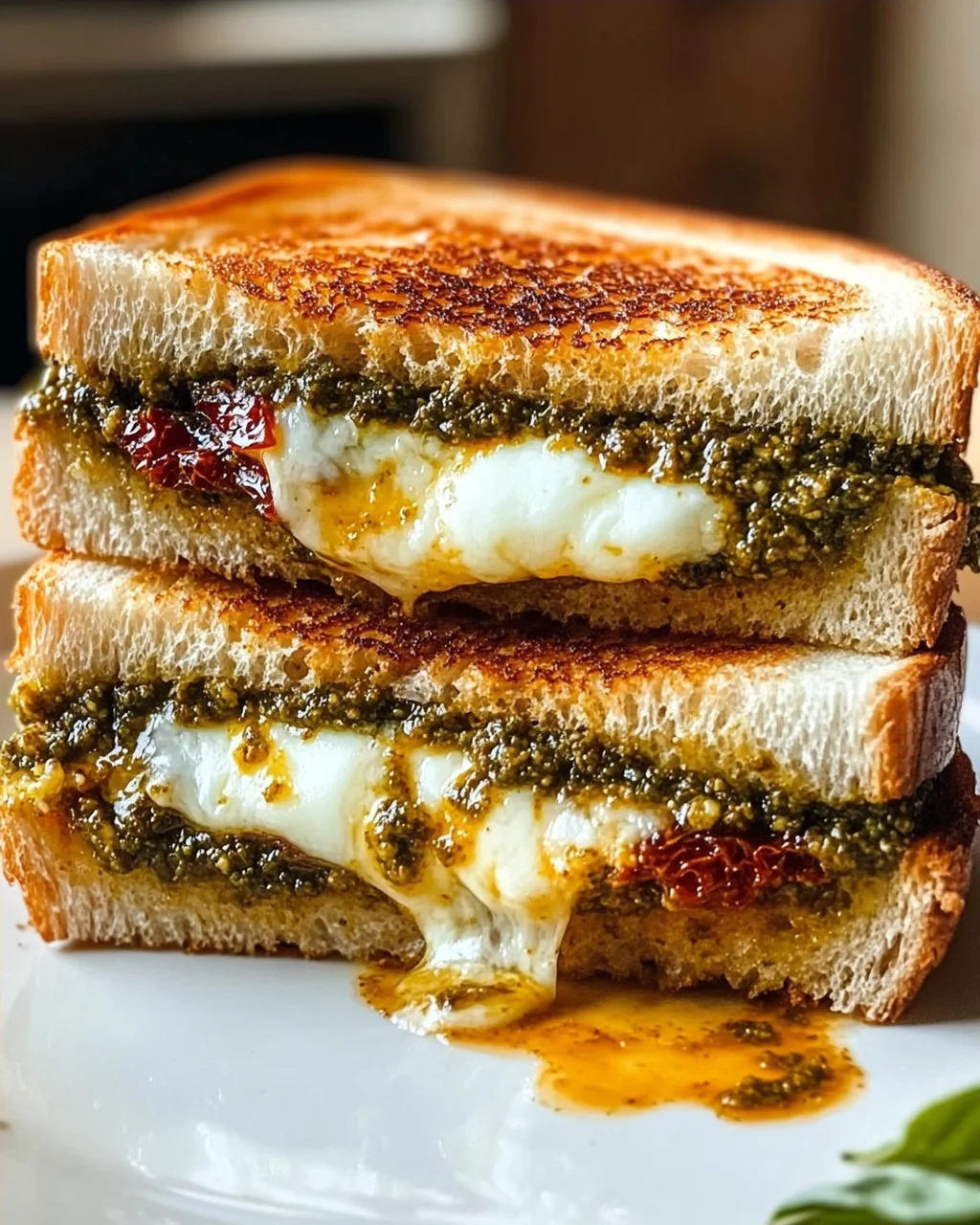Sonnengetrocknete Tomaten Pesto Grilled Cheese