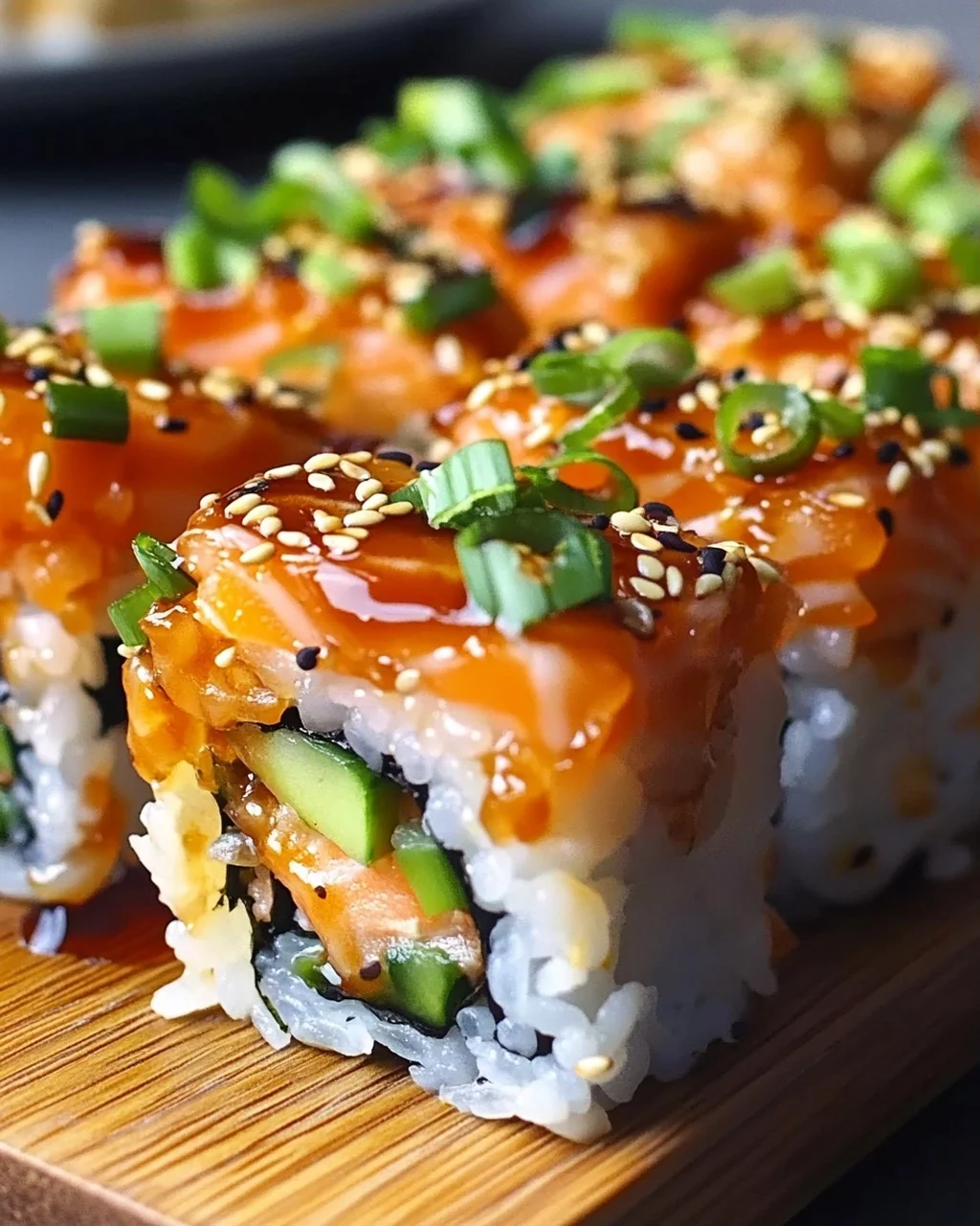 Spicy Salmon Sushi Bake