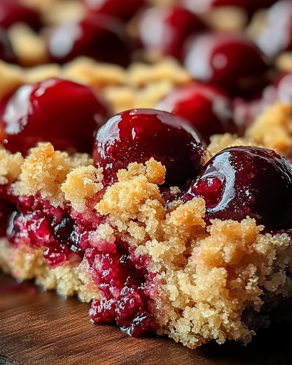 Streuselkuchen mit Kirschen vom Blech