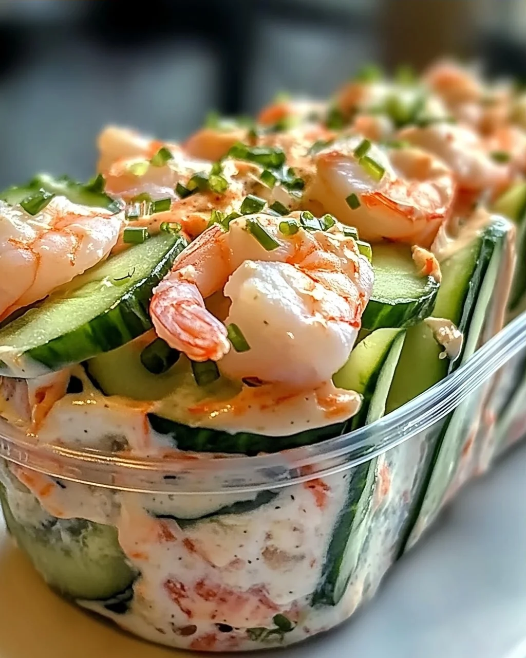 Sushi Gurkensalat – Erfrischend und cremig lecker