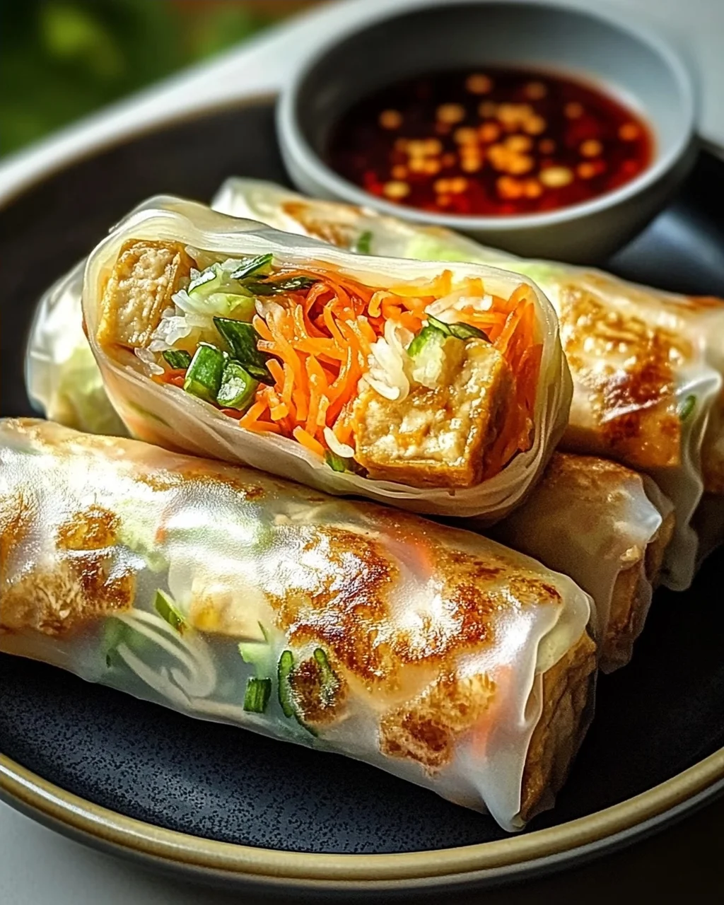 Taste Air Fryer Reispapier Nudelrollen: Knusprig, Schnell, Lecker!