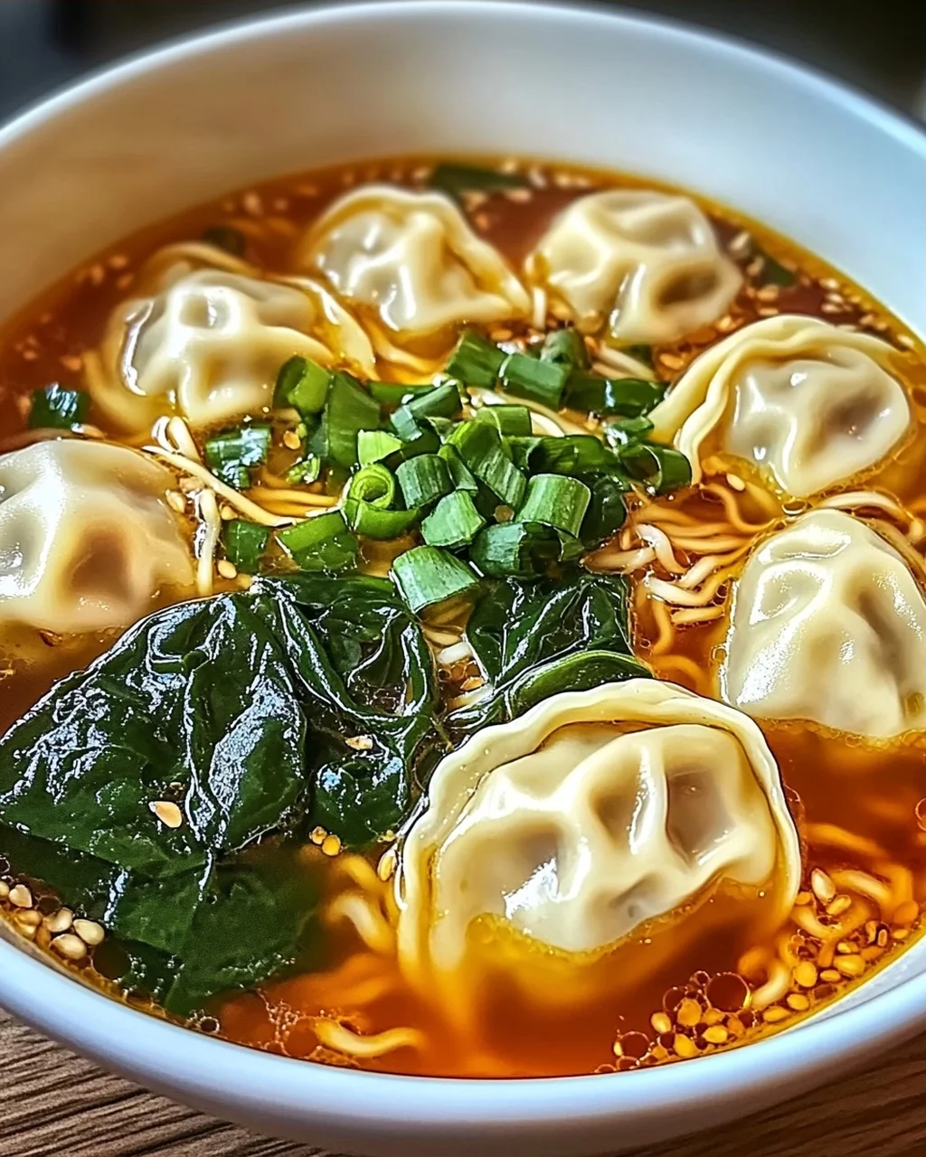 Teigtaschen Ramen Schüssel für perfekten Genuss
