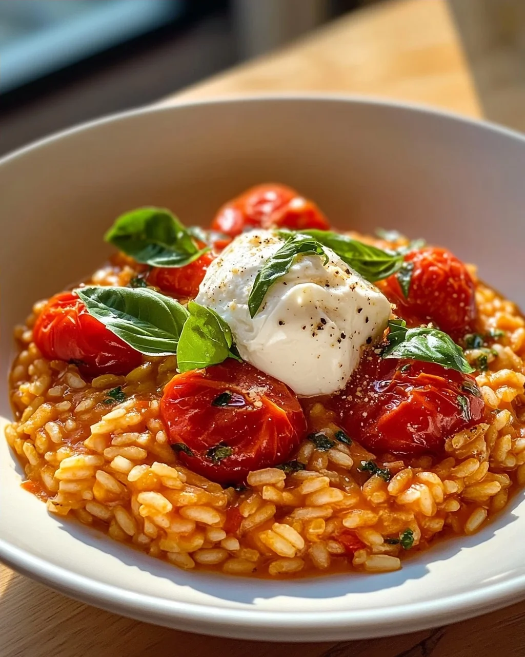 Tomatenrisotto mit Burrata – Cremig & Unwiderstehlich!