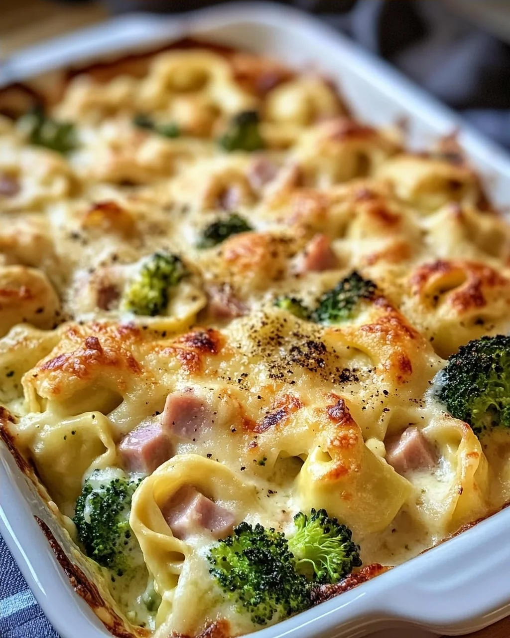 Tortellini Auflauf Schinken Brokkoli