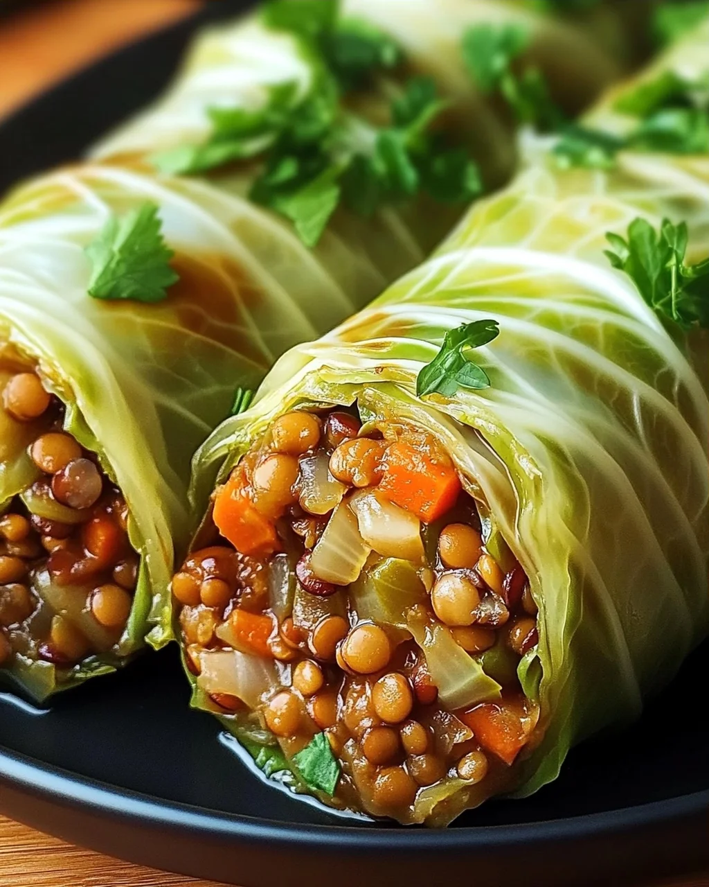 Vegane Kohlrouladen