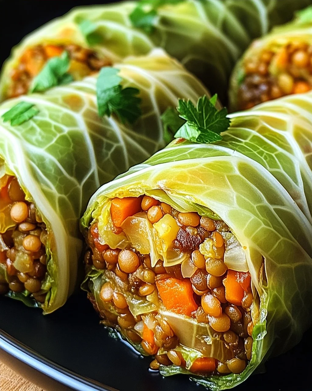 Vegane Kohlrouladen