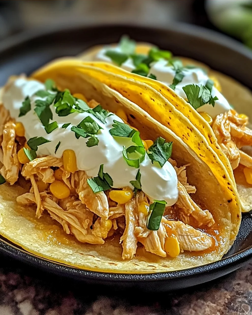 Weiße Hühner-Chili-Tacos für die ganze Familie