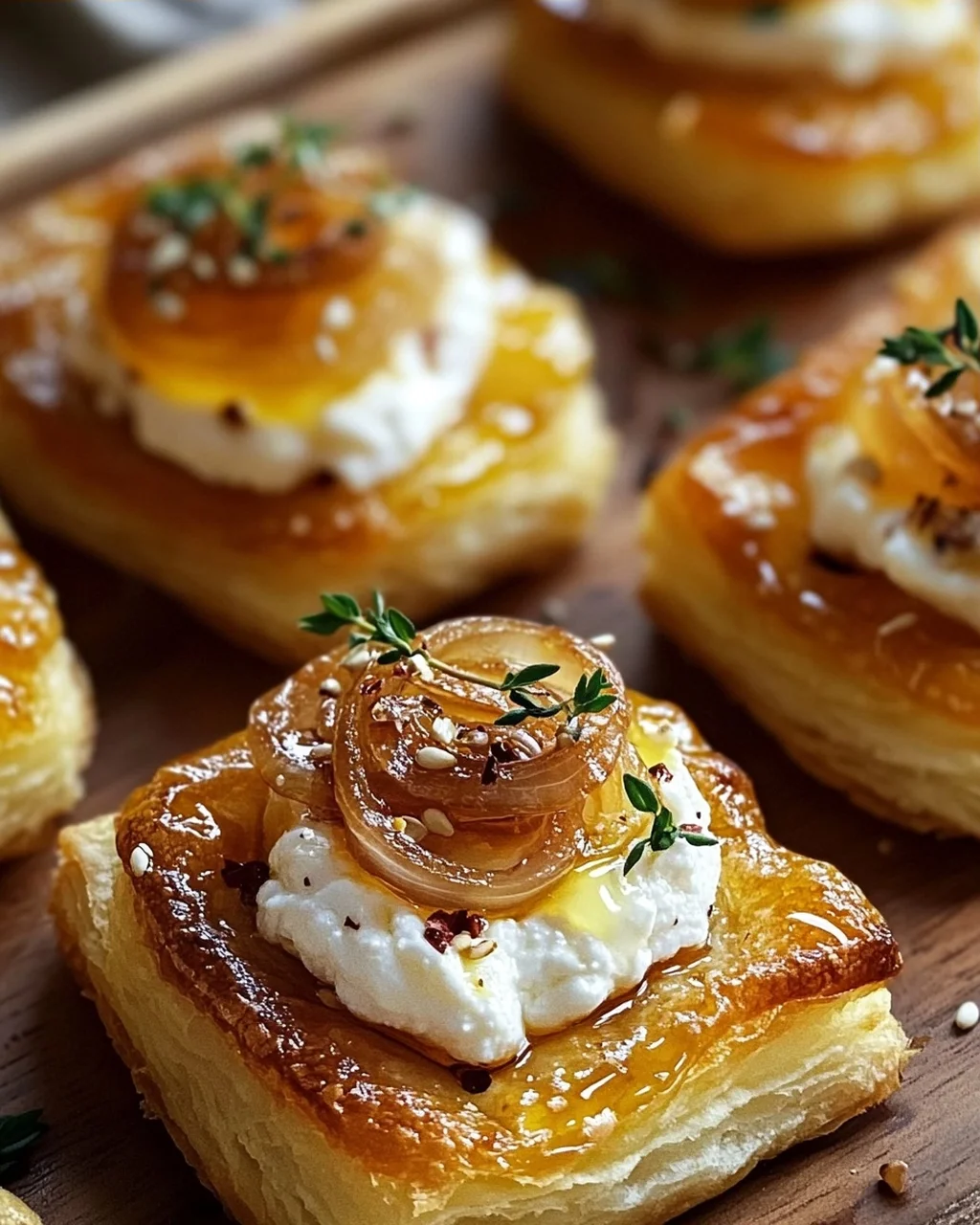 Ziegenkäse & Honig Häppchen: Süß-salzige Leckerbissen