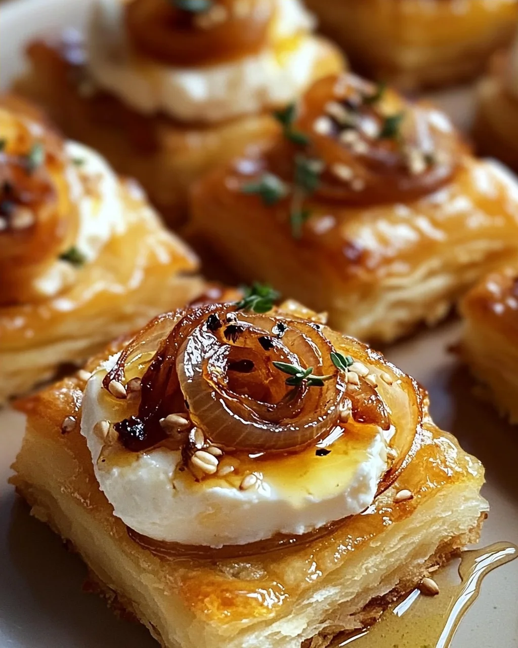 Ziegenkäse & Honig Häppchen: Süß-salzige Leckerbissen