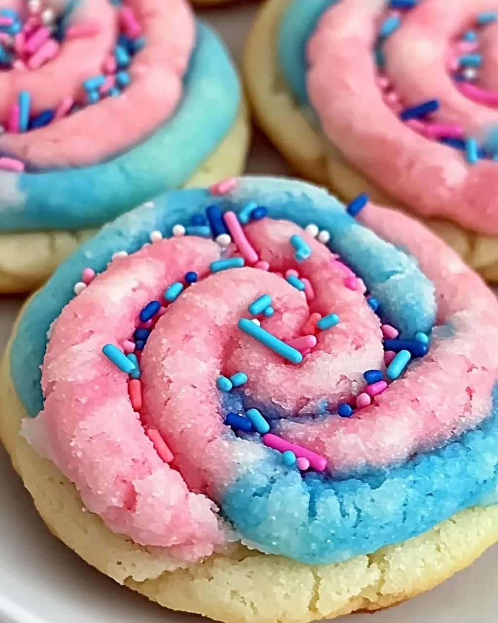 Zuckerwatte Kekse für die perfekte Nascherey